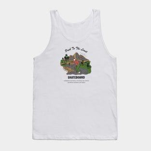 Push Skateboard Tank Top